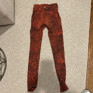 Lululemon size 2 red leggings